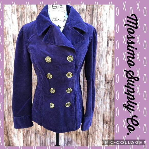 Mossimo Supply Co. Jackets & Blazers - Purple Mossimo double breasted coat